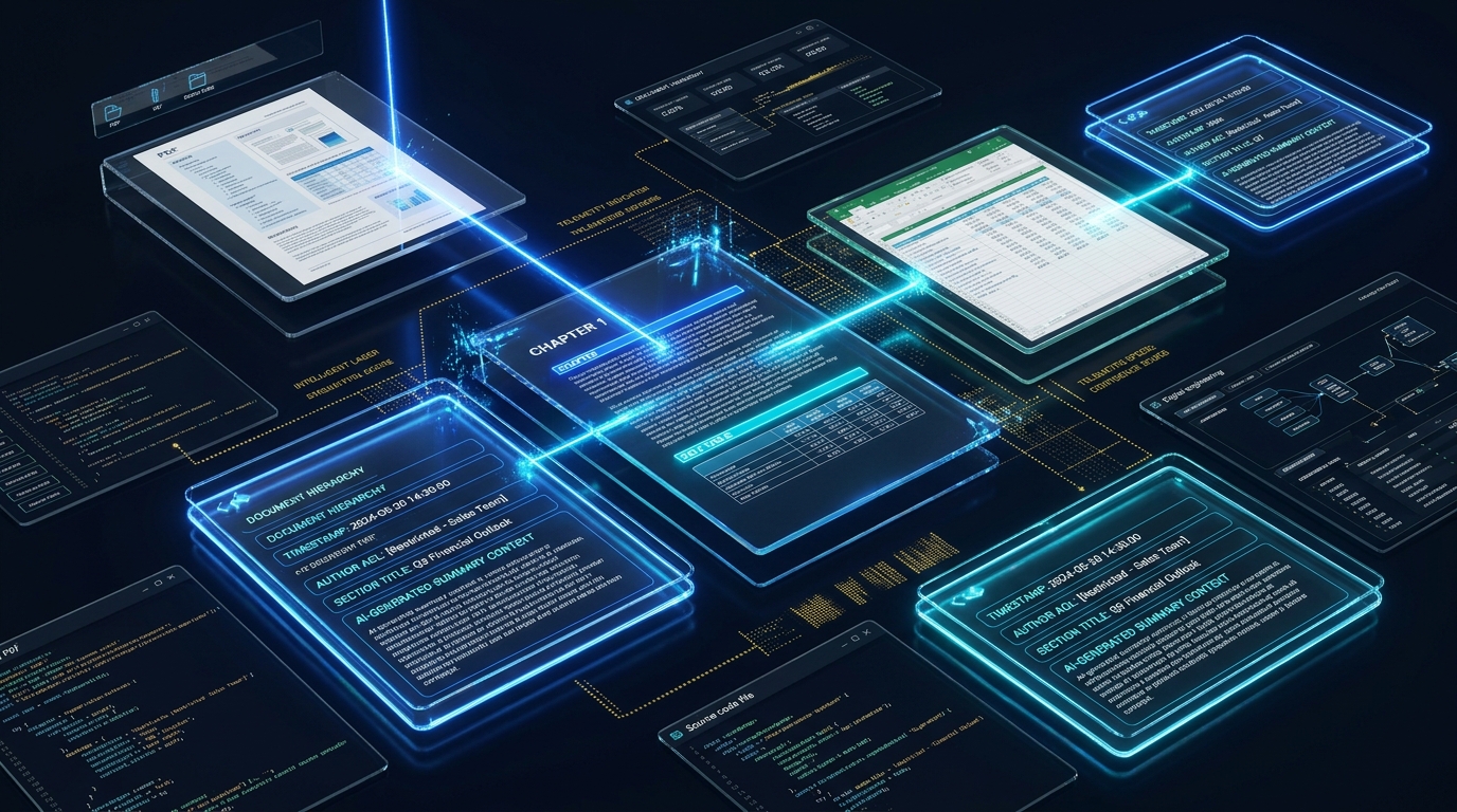 Contextual Chunking and Document Metadata Enrichment