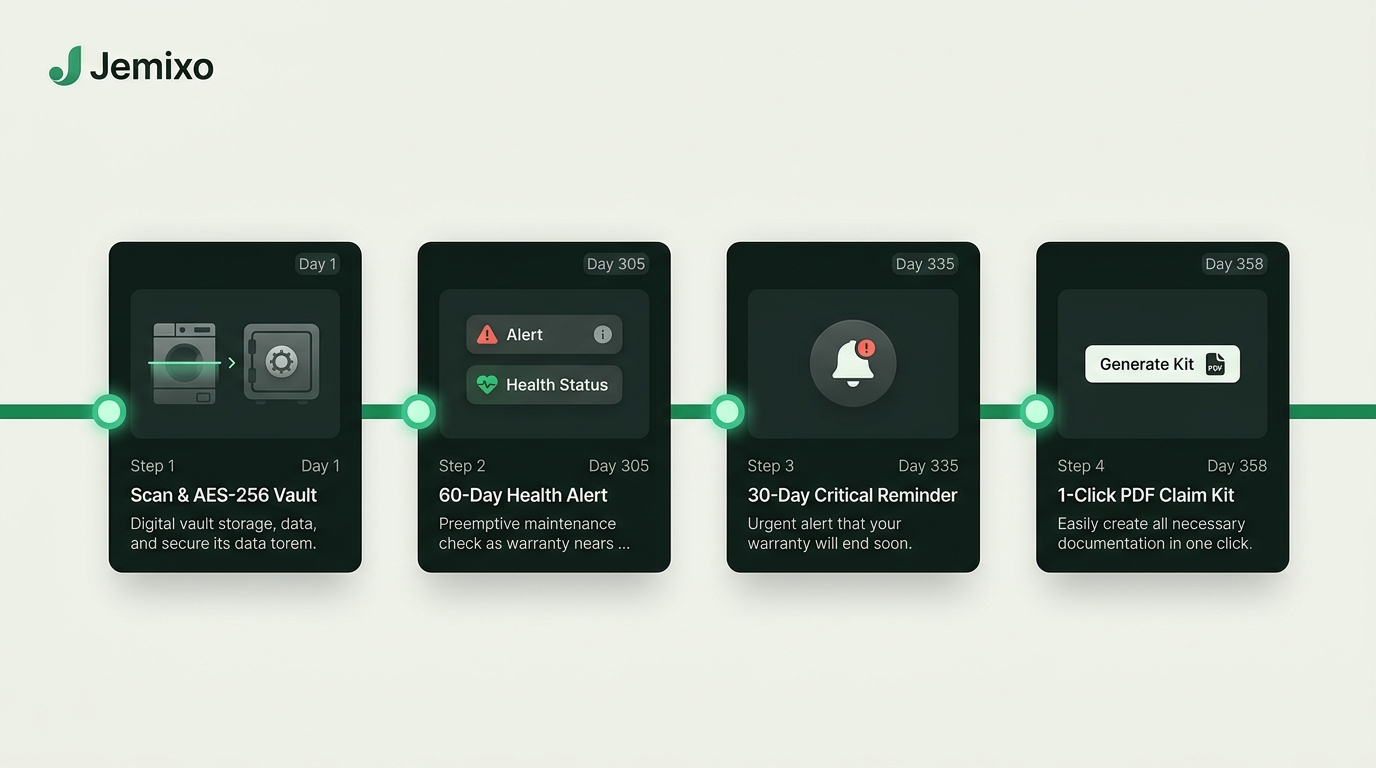 Smart Appliance Warranty Tracking Lifecycle Timeline