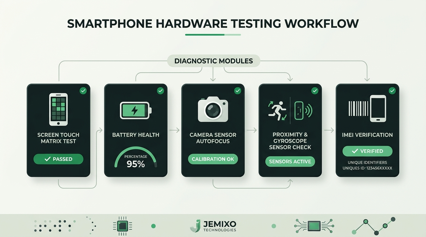 Comprehensive Smartphone Hardware Testing Workflow